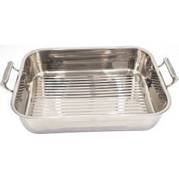 Roasting Pan Stainless steel 370x267x110mm - CERP3726