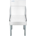 Commercial Recessed Bar Drainboard with Backsplash Stainless steel 610x640x760mm - CERPBDU2524
