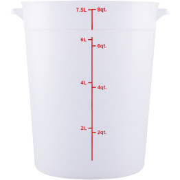 Food Storage Container 7.5 Litre Translucent Polypropylene - CERSC8