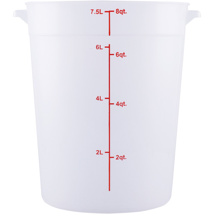 Food Storage Container 7.5 Litre Translucent Polypropylene - CERSC8