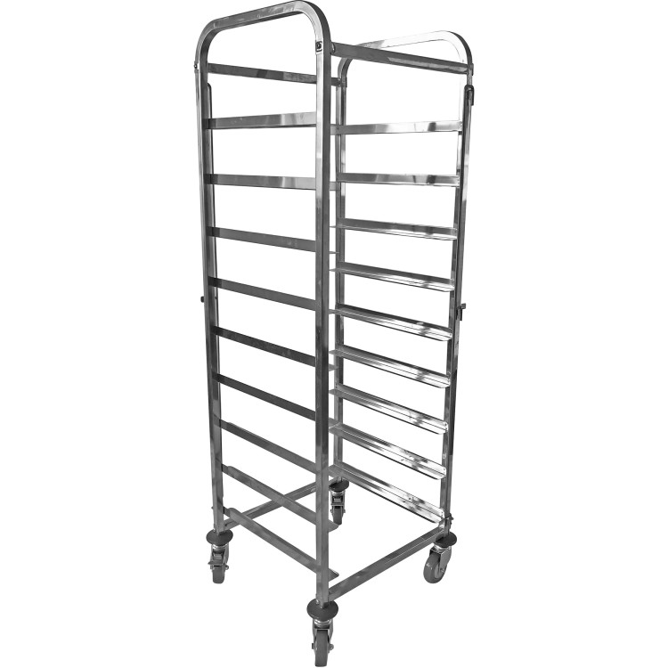 Commercial Dishwasher Basket Trolley Stainless steel 9 levels 550x510x1700mm - CERT5509