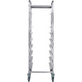 Commercial Dishwasher Basket Trolley with Top shelf Stainless steel 9 levels 550x510x1700mm - CERT5509T