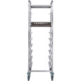 Commercial Dishwasher Basket Trolley with Top shelf Stainless steel 9 levels 550x510x1700mm - CERT5509T
