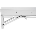 Commercial Stainless Steel Foldable Wall Mounted Shelf 600x300x156mm | CaterEq CERTW40630