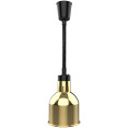 Single Head Hanging Warming Lamp Infrared Food Warmer Ø170×261mm Gold Finish | CaterEq CES1205 Single Head Hanging Warming Lamp Infrared Food Warmer Ø170×261mm Gold Finish | CaterEq CES1205