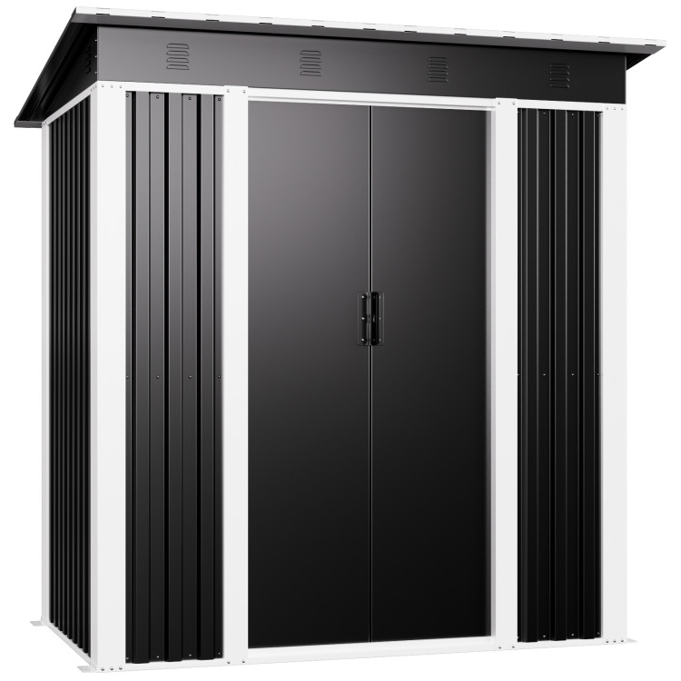 Outdoor Steel Storage Shed 6 x 4ft 1800 x 1200 x 1850mm | CaterEq CESART102 Outdoor Steel Storage Shed 6 x 4ft 1800 x 1200 x 1850mm | CaterEq CESART102