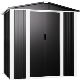Outdoor Steel Storage Shed 6 x 4ft 1800 x 1200 x 1850mm | CaterEq CESART106