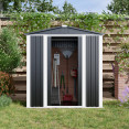 Outdoor Steel Storage Shed 6 x 4ft 1800 x 1200 x 1850mm | CaterEq CESART106 Outdoor Steel Storage Shed 6 x 4ft 1800 x 1200 x 1850mm | CaterEq CESART106