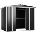 Outdoor Steel Storage Shed 8 x 6ft 2400 x 1800 x 2050mm | CaterEq CESART108 Outdoor Steel Storage Shed 8 x 6ft 2400 x 1800 x 2050mm | CaterEq CESART108