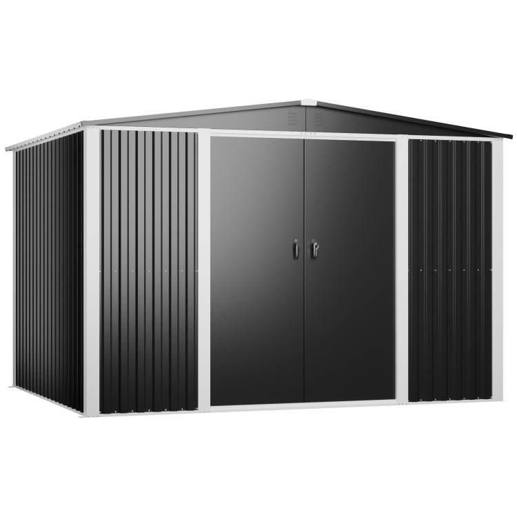 Outdoor Steel Storage Shed 10 x 8ft 3000 x 2400 x 2050mm | CaterEq CESART110 Outdoor Steel Storage Shed 10 x 8ft 3000 x 2400 x 2050mm | CaterEq CESART110