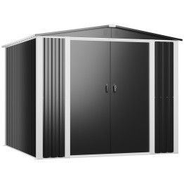 Outdoor Steel Storage Shed 8 x 8ft 2400 x 2400 x 2050mm | CaterEq CESART112