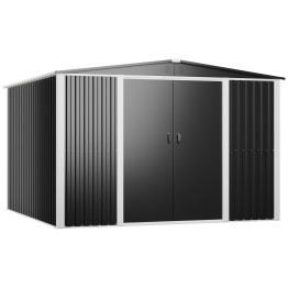 Outdoor Steel Storage Shed 10 x 10ft 3000 x 3000 x 2050mm | CaterEq CESART114