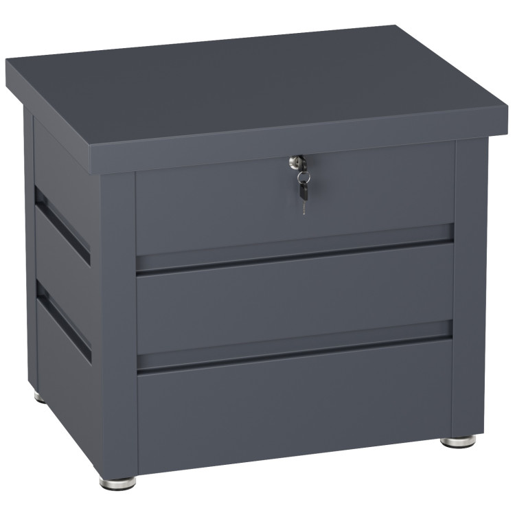 Lockable Outdoor Steel Storage Box 690 x 520 x 587mm | CaterEq CESART116 Lockable Outdoor Steel Storage Box 690 x 520 x 587mm | CaterEq CESART116