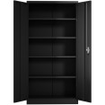 Professional Black Steel Cabinet 2 Doors 800x400x1800mm - CESART202 Professional Black Steel Cabinet 2 Doors 800x400x1800mm - CESART202