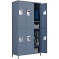 Commercial Grey 6 Door Locker with 1 Shelf 900x400x1830mm - CESART238