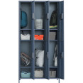 Commercial Grey 6 Door Locker with 1 Shelf 900x400x1830mm - CESART238