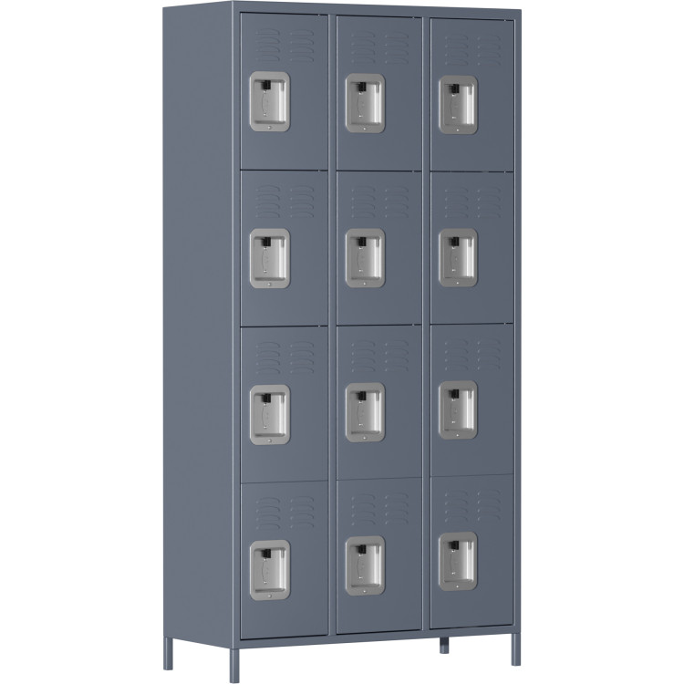 Commercial Grey 12 Door Locker 900x400x1830mm - CESART242