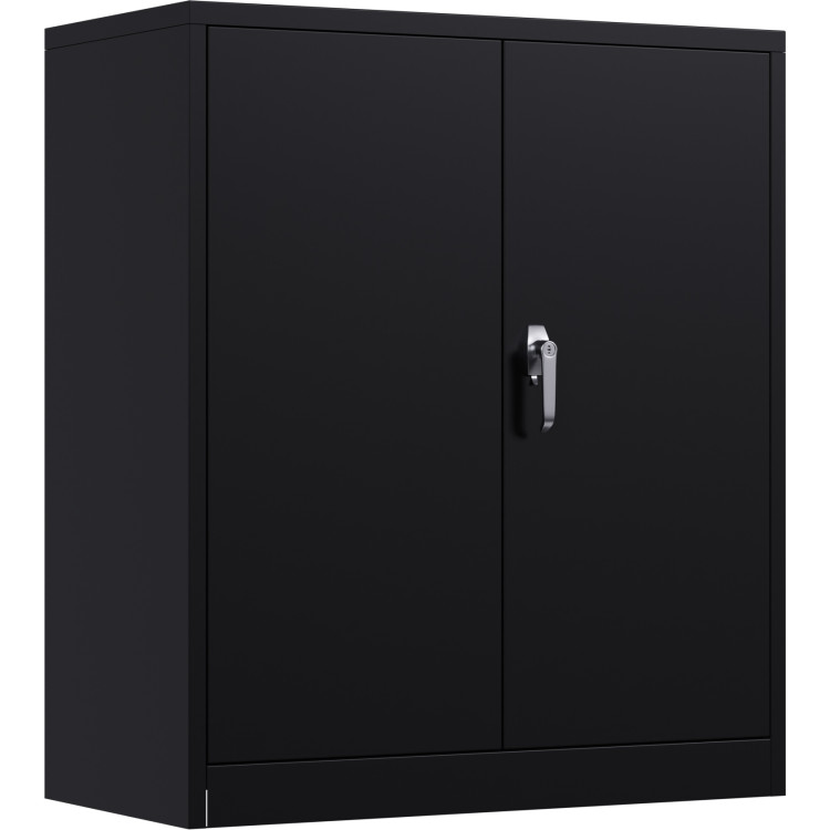 Professional Black Steel Cabinet 2 Doors 800x400x900mm - CESART244