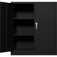 Professional Black Steel Cabinet 2 Doors 800x400x900mm - CESART244
