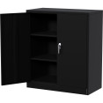 Professional Black Steel Cabinet 2 Doors 800x400x900mm - CESART244