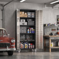 Lockable Mobile Steel Storage Cabinet 820 x 410 x 1830mm | CaterEq CESART302