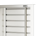 Lockable Mobile Steel Storage Cabinet 820 x 410 x 1830mm | CaterEq CESART302