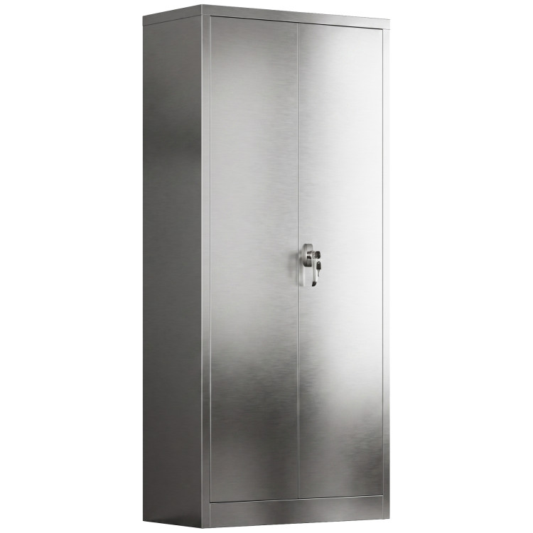 Lockable Stainless Steel Storage Cabinet 800 x 400 x 1800mm | CaterEq CESART304