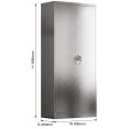 Lockable Stainless Steel Storage Cabinet 800 x 400 x 1800mm | CaterEq CESART304