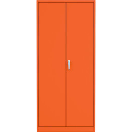 Professional Orange Steel Cabinet 2 Doors 800x400x1800mm | CaterEq CESART606