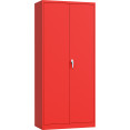 Professional Red Steel Cabinet 2 Doors 800x400x1800mm | CaterEq CESART608