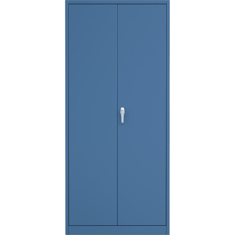 Professional Metal Blue Steel Cabinet 2 Doors 800x400x1800mm | CaterEq CESART610 Professional Metal Blue Steel Cabinet 2 Doors 800x400x1800mm | CaterEq CESART610