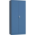 Professional Metal Blue Steel Cabinet 2 Doors 800x400x1800mm | CaterEq CESART610 Professional Metal Blue Steel Cabinet 2 Doors 800x400x1800mm | CaterEq CESART610