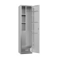 Commercial Stainless Steel 1‑Door Cleaning Cabinet, 1800×400×400 mm | CaterEq CESARTSS11