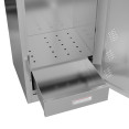 Commercial Stainless Steel 1‑Door Cleaning Cabinet, 1800×400×400 mm | CaterEq CESARTSS11