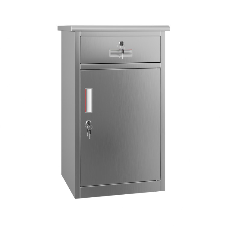 Commercial Stainless Steel 1‑Door Cabinet 750×400×400 mm | CaterEq CESARTSS1DW