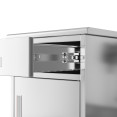 Commercial Stainless Steel 1‑Door Cabinet 750×400×400 mm | CaterEq CESARTSS1DW