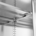 Commercial Stainless Steel Upright Cabinet with 2 Drawers and Double Doors, 900×900mm | CaterEq CESARTSS2DW