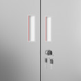 Commercial Stainless Steel Double‑Door Cleaning Cabinet, 1800×900×400 mm| CaterEq CESARTSS3S