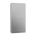 Commercial Stainless Steel Double‑Door Cleaning Cabinet, 1800×900×400 mm| CaterEq CESARTSS3S
