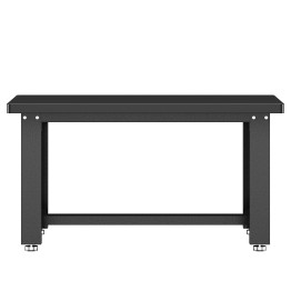 Commercial Heavy Duty Cold‑Rolled Steel Work Table 1500×750 mm – Black | CaterEq CESARTTB02