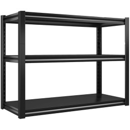 Commercial Shelving Unit 3 Tier 35kg 800x460x865mm Black - CESART264