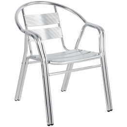 Bistro Arm Chair Aluminium Indoors & Outdoors - CESC025