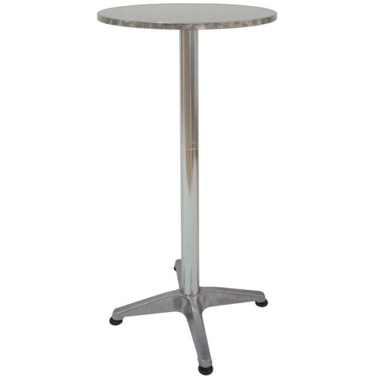 Bar Table Aluminium 600mm Round Indoors & Outdoors - CESC059A
