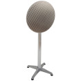 Bar Table Aluminium 600mm Round Indoors & Outdoors - CESC059A