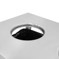 Commercial Stainless Steel Waste Collection Table with Dual Circular Openings 1000x600x900mm | CaterEq CESC10060