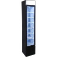 B GRADE Commercial Bottle cooler Upright 105 litres Hinged glass door LED Canopy Black - SC105B B GRADE