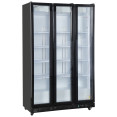 Commercial Upright Display Chiller 795L 3 Glass Door Black 1200 x 580 x 1950mm | CaterEq CESC1200