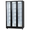 Commercial Upright Display Chiller 795L 3 Glass Door Black 1200 x 580 x 1950mm | CaterEq CESC1200
