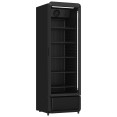 Commercial 377L Upright Single Glass Door Bottle Cooler Black 595 x 618 x 1876mm | CaterEq CESC380BLACK