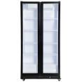 Commercial Upright Display Chiller 615L 2 Glass Door Black 900 x 580 x 1950mm | CaterEq CESC900 Commercial Upright Display Chiller 615L 2 Glass Door Black 900 x 580 x 1950mm | CaterEq CESC900